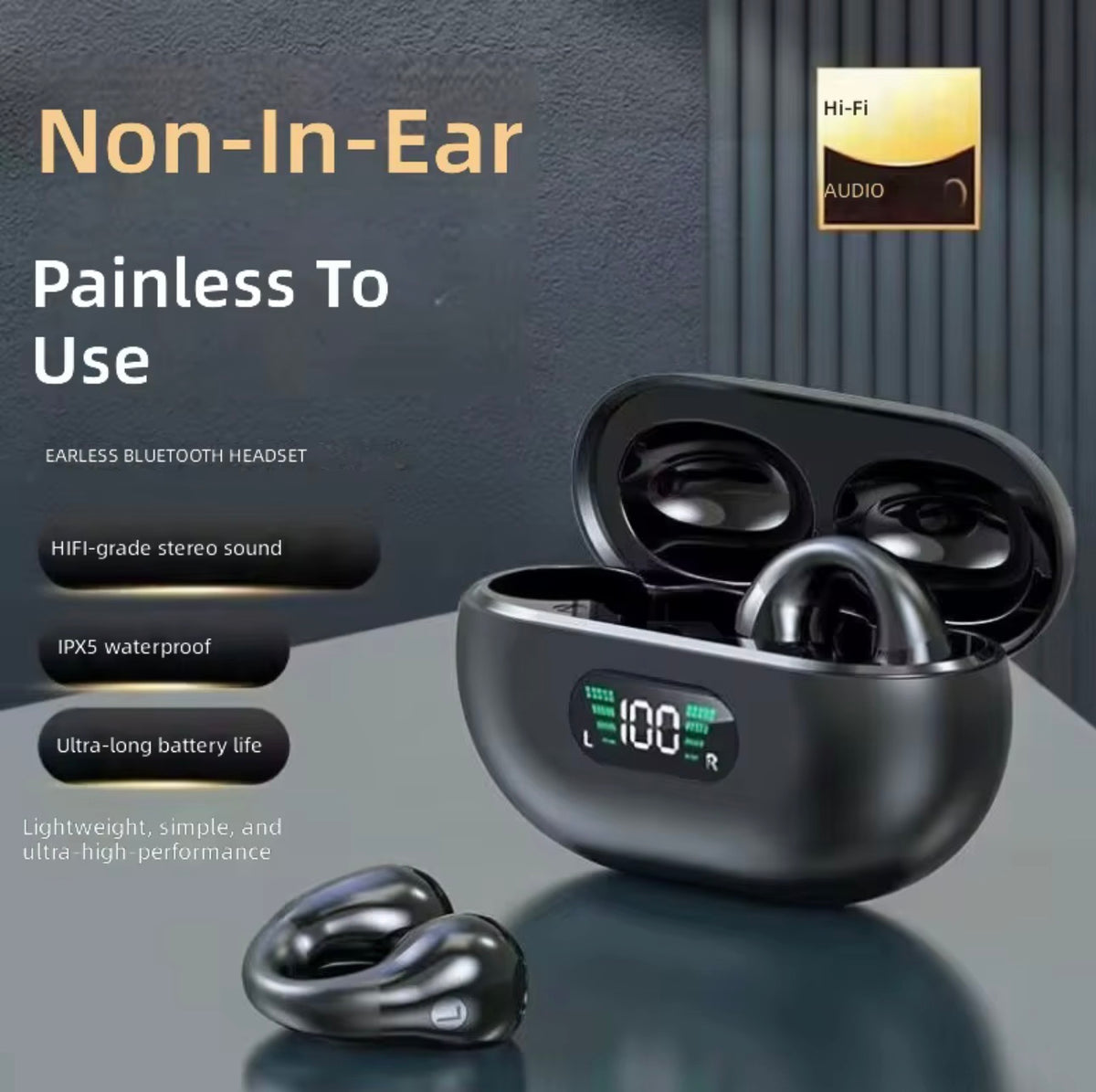Minibeats New Wireless Ear Clip Earbuds