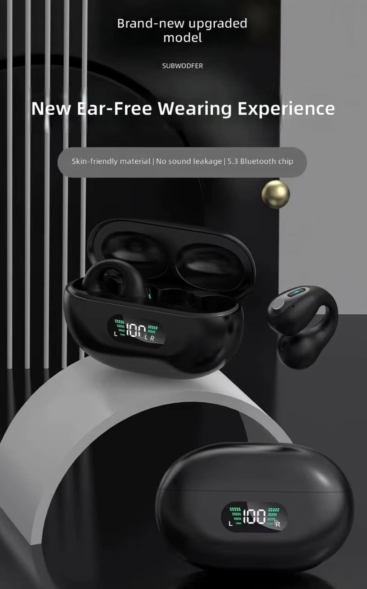 Minibeats New Wireless Ear Clip Earbuds