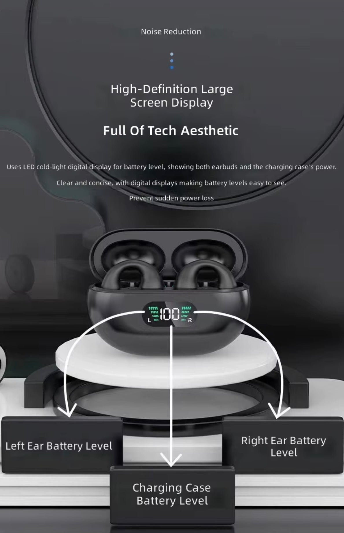 Minibeats New Wireless Ear Clip Earbuds